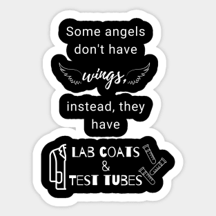 Science Angel Sticker